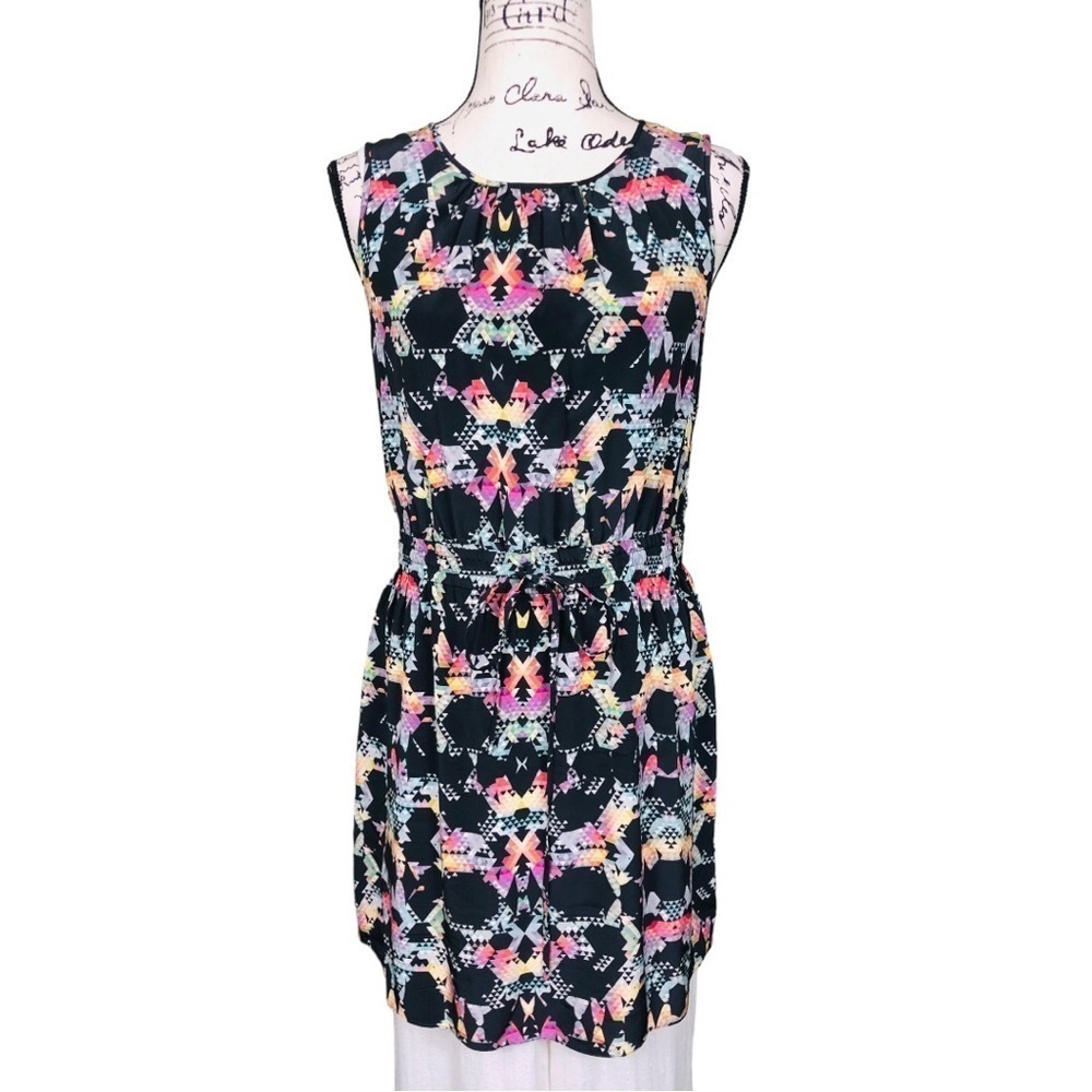 Tibi Origami Silk Mini Dress